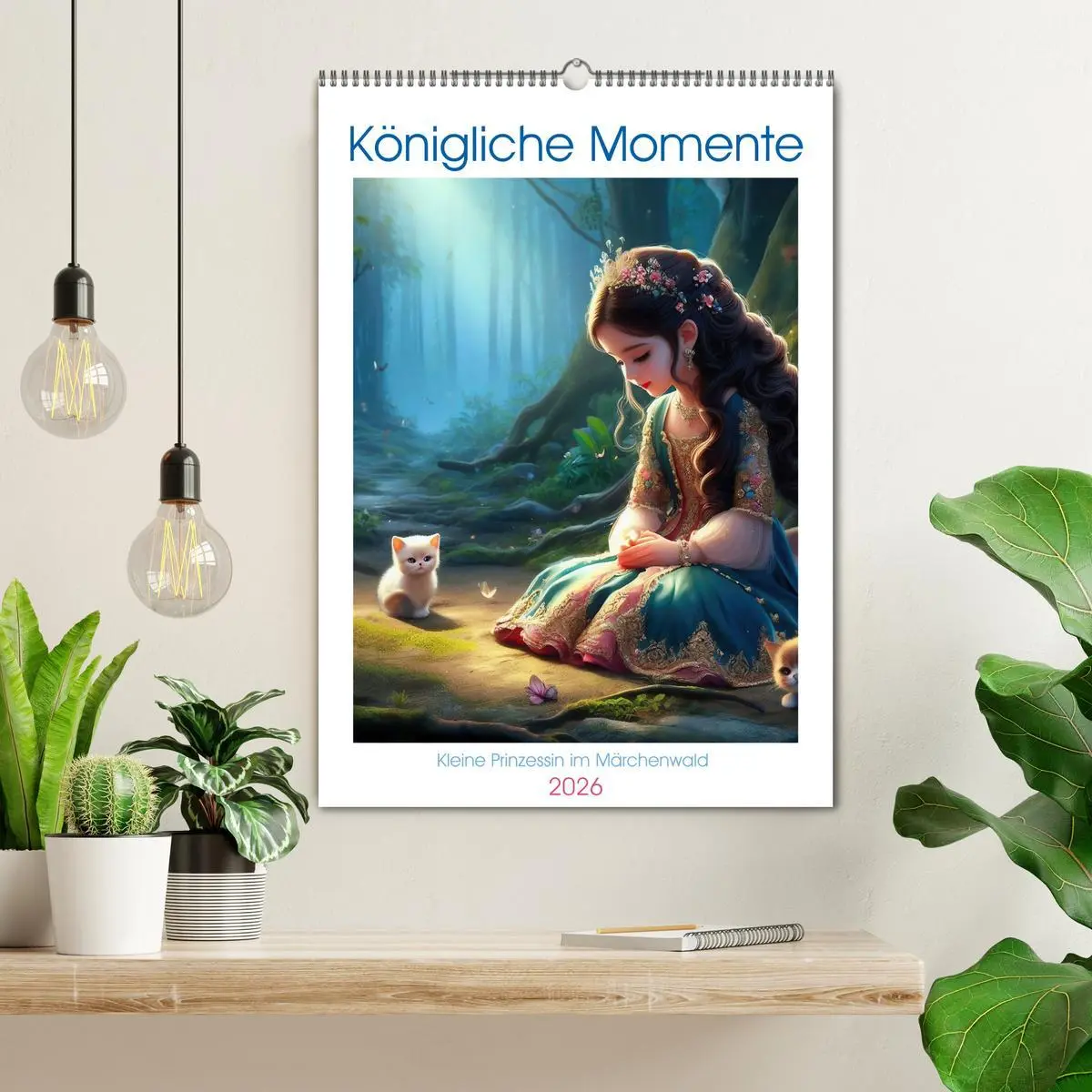 Bild: 9783516264739 | Königliche Momente - Kleine Prinzessin im Märchenwald (Wandkalender...