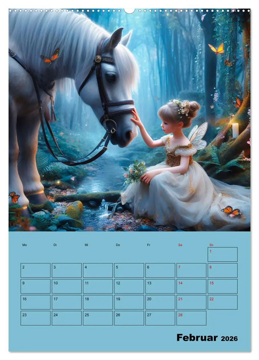 Bild: 9783516264739 | Königliche Momente - Kleine Prinzessin im Märchenwald (Wandkalender...
