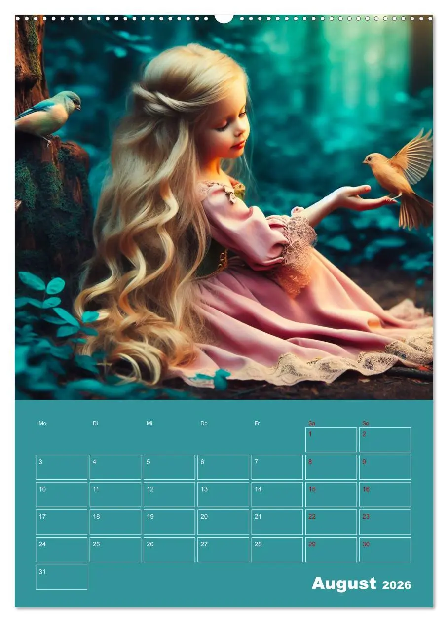 Bild: 9783516264739 | Königliche Momente - Kleine Prinzessin im Märchenwald (Wandkalender...