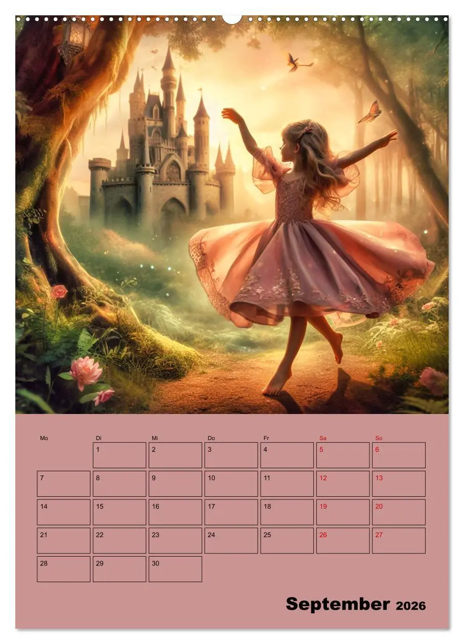 Bild: 9783516264739 | Königliche Momente - Kleine Prinzessin im Märchenwald (Wandkalender...
