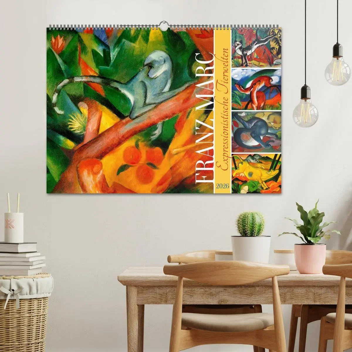 Bild: 9783516714739 | Expressionistische Tierwelten (Wandkalender 2026 DIN A2 quer),...