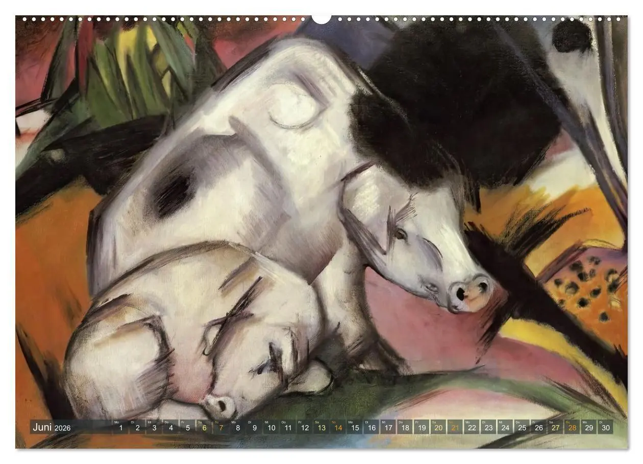 Bild: 9783516714739 | Expressionistische Tierwelten (Wandkalender 2026 DIN A2 quer),...