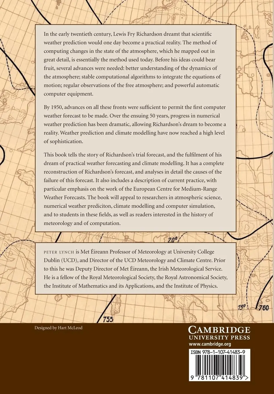 Rückseite: 9781107414839 | The Emergence of Numerical Weather Prediction | Richardson's Dream