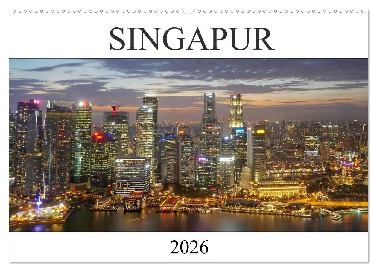 Cover: 9783457784839 | Singapur (Wandkalender 2026 DIN A2 quer), CALVENDO Monatskalender