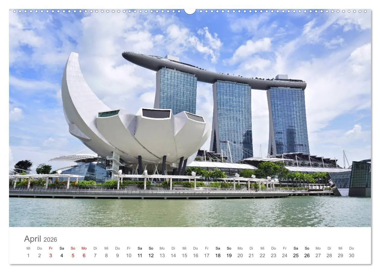 Bild: 9783457784839 | Singapur (Wandkalender 2026 DIN A2 quer), CALVENDO Monatskalender