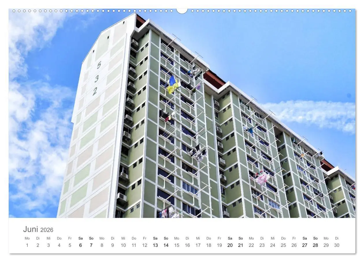 Bild: 9783457784839 | Singapur (Wandkalender 2026 DIN A2 quer), CALVENDO Monatskalender