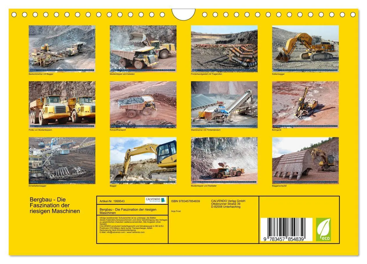 Bild: 9783457854839 | Bergbau - Die Faszination der riesigen Maschinen (Wandkalender 2026...
