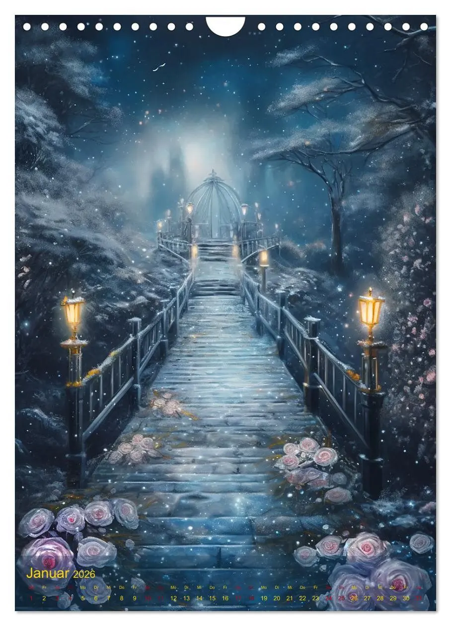 Bild: 9783516324839 | Traumwelten (Wandkalender 2026 DIN A4 hoch), CALVENDO Monatskalender