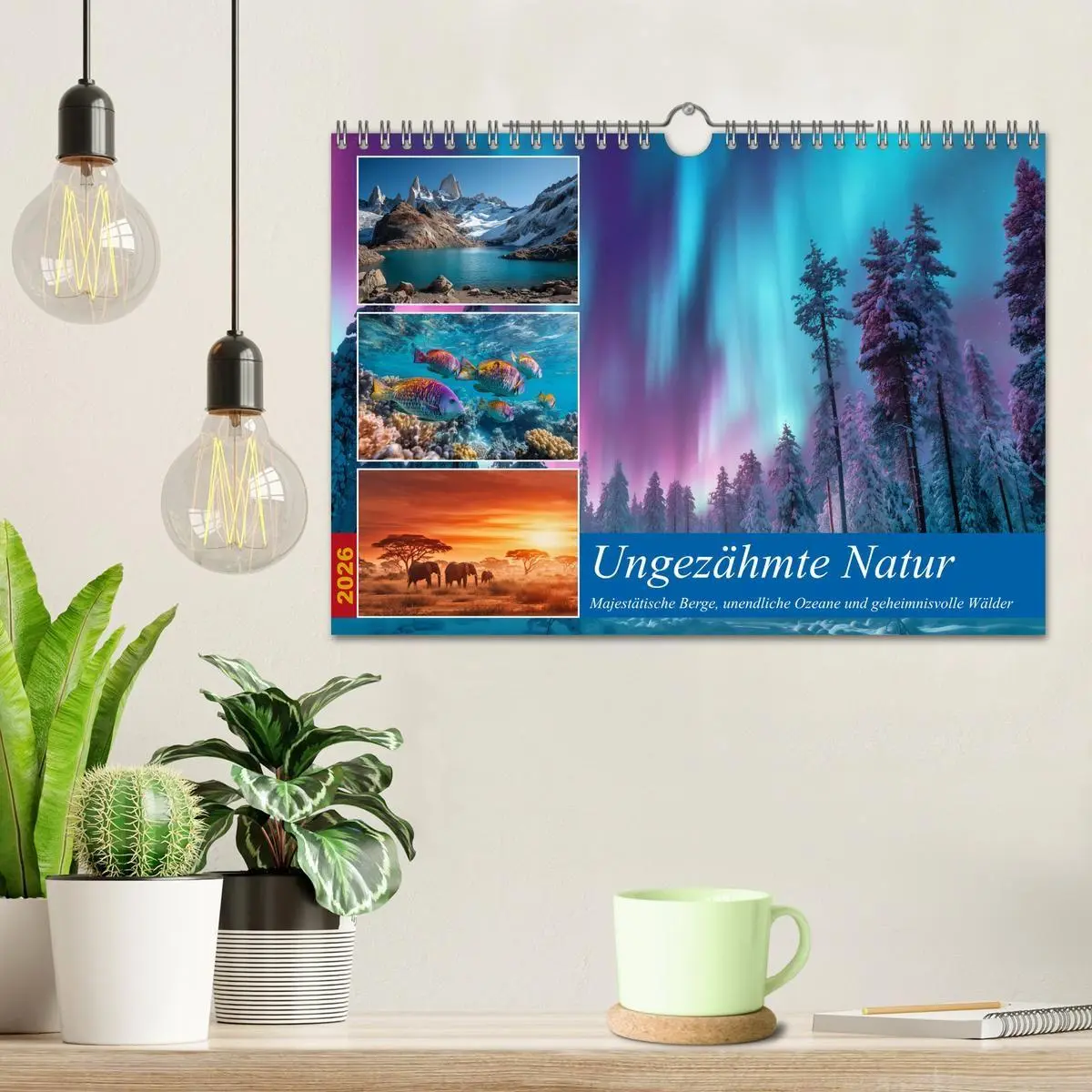 Bild: 9783516704839 | Ungezähmte Natur (Wandkalender 2026 DIN A4 quer), CALVENDO...