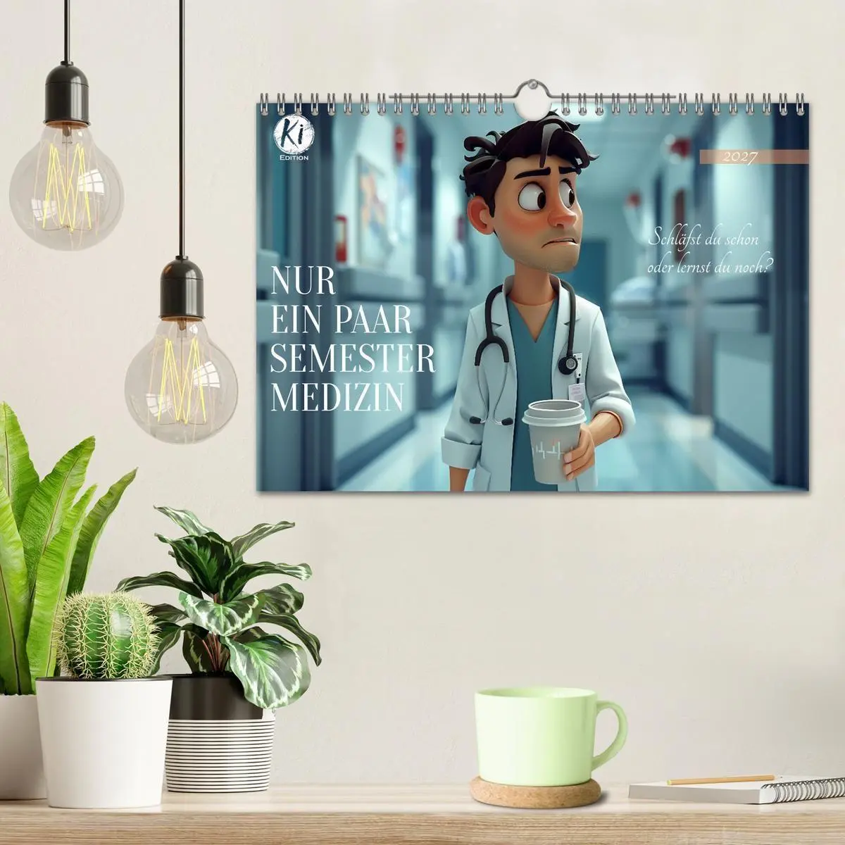 Bild: 9783569104839 | Nur ein paar Semester Medizin (Wandkalender 2027 DIN A4 quer),...
