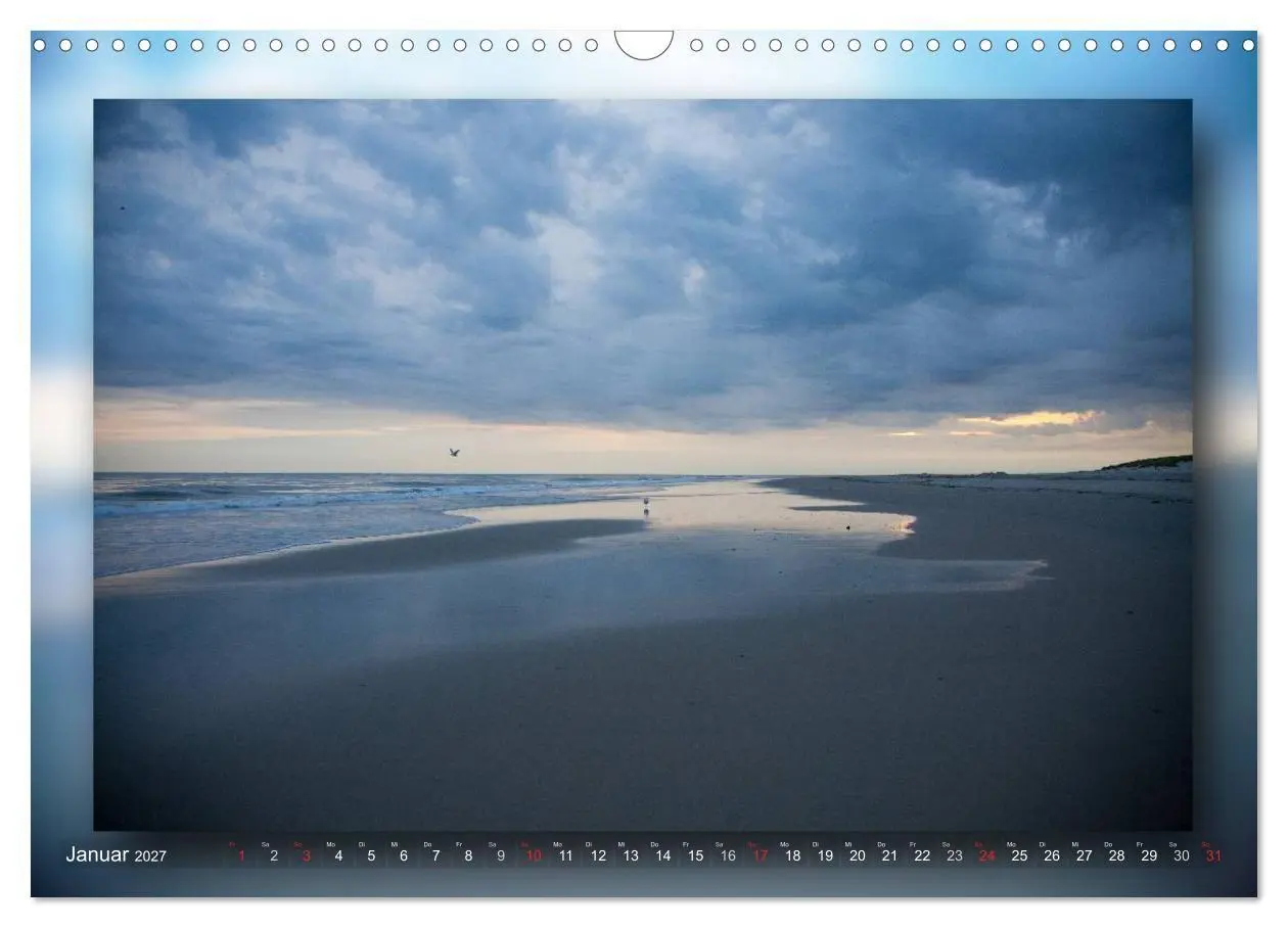 Bild: 9783594094839 | Baltrum - Ein Tag am Strand (Wandkalender 2027 DIN A3 quer),...