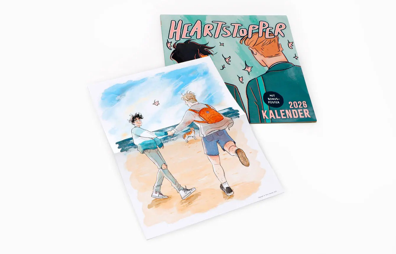 Bild: 9783962444839 | Heartstopper Kalender 2026 | mit Poster | Alice Oseman | Kalender