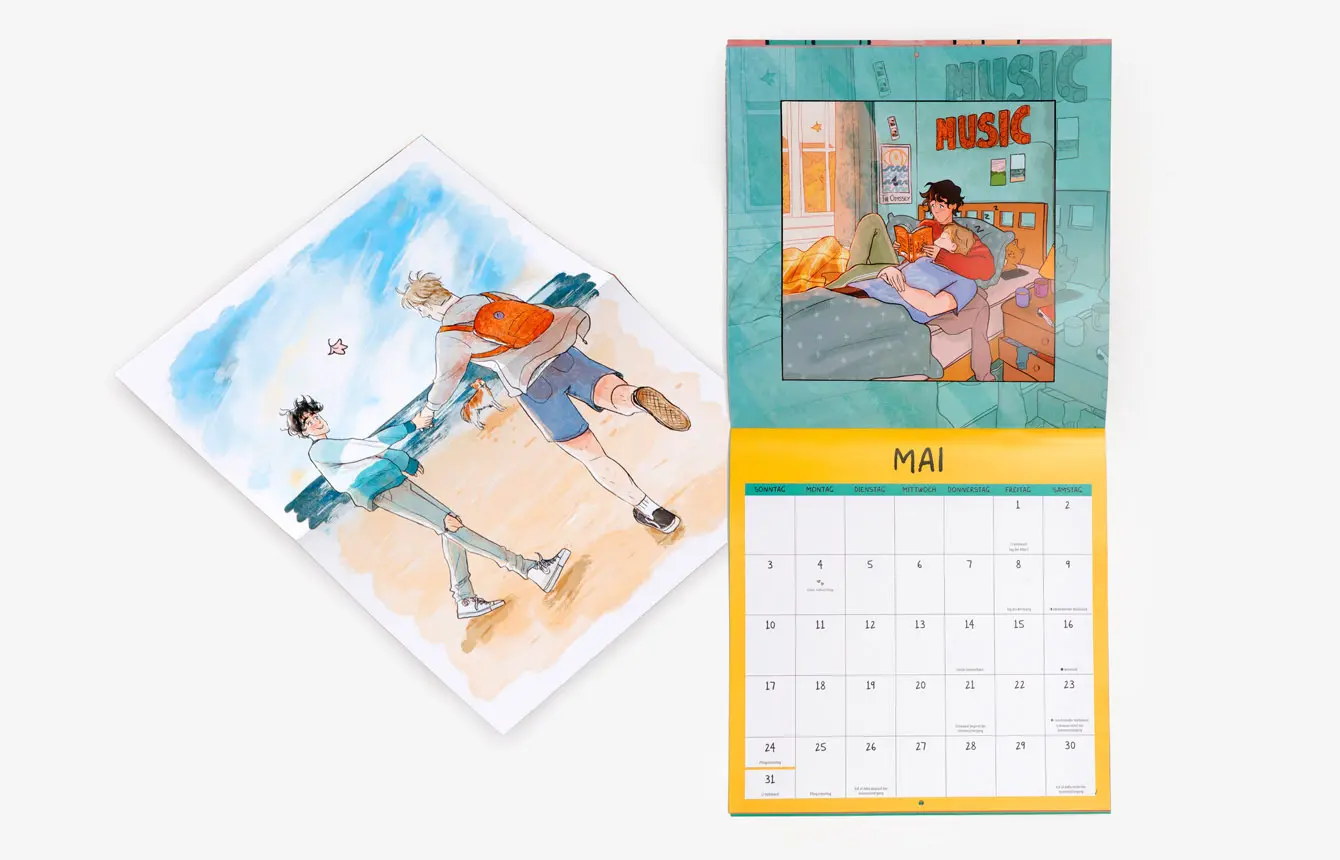 Bild: 9783962444839 | Heartstopper Kalender 2026 | mit Poster | Alice Oseman | Kalender