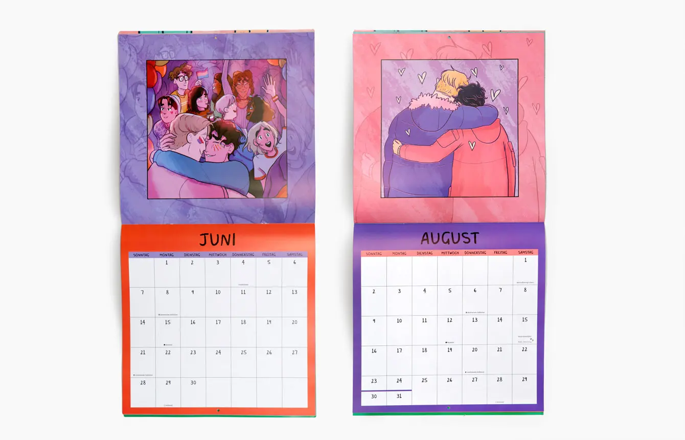 Bild: 9783962444839 | Heartstopper Kalender 2026 | mit Poster | Alice Oseman | Kalender