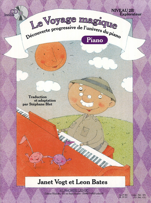 Cover: 9790046294839 | Le Voyage Magique - Niveau 2B Explorateur | Cahier 2B Piano | Bates