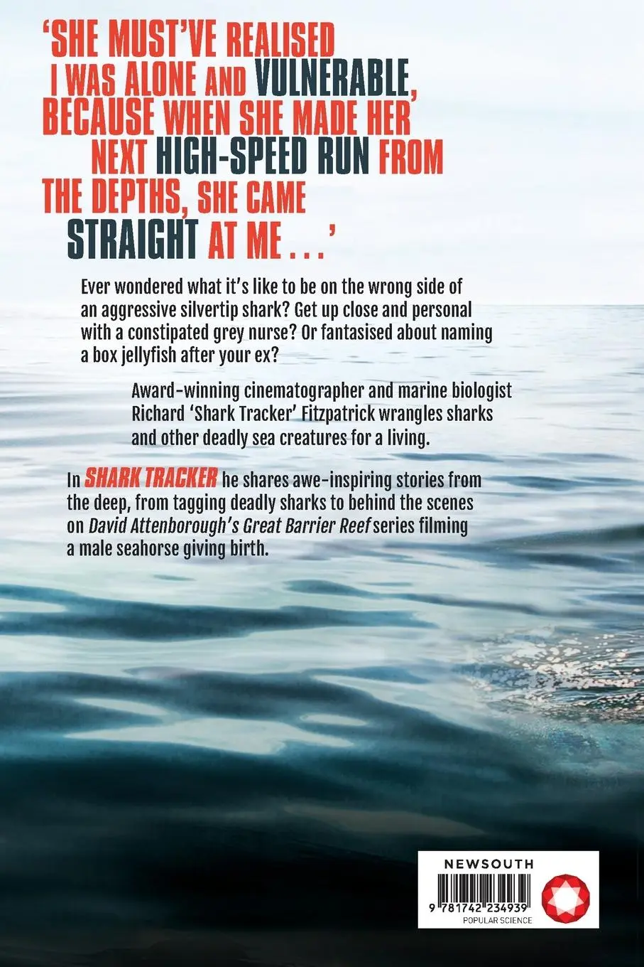 Rückseite: 9781742234939 | Shark Tracker | Confessions of an underwater cameraman | Fitzpatrick