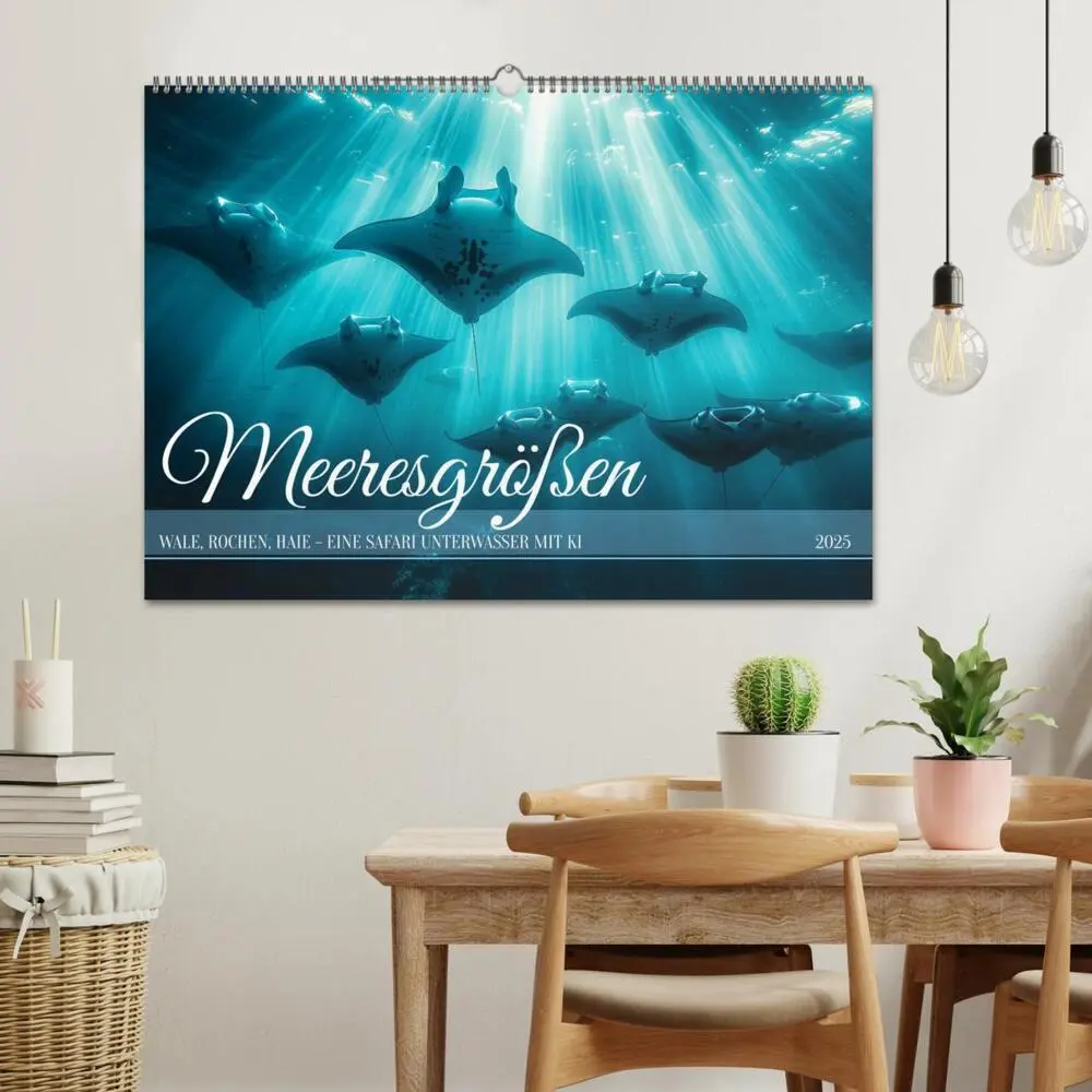 Bild: 9783383804939 | Meeresgrößen (Wandkalender 2025 DIN A2 quer), CALVENDO Monatskalender