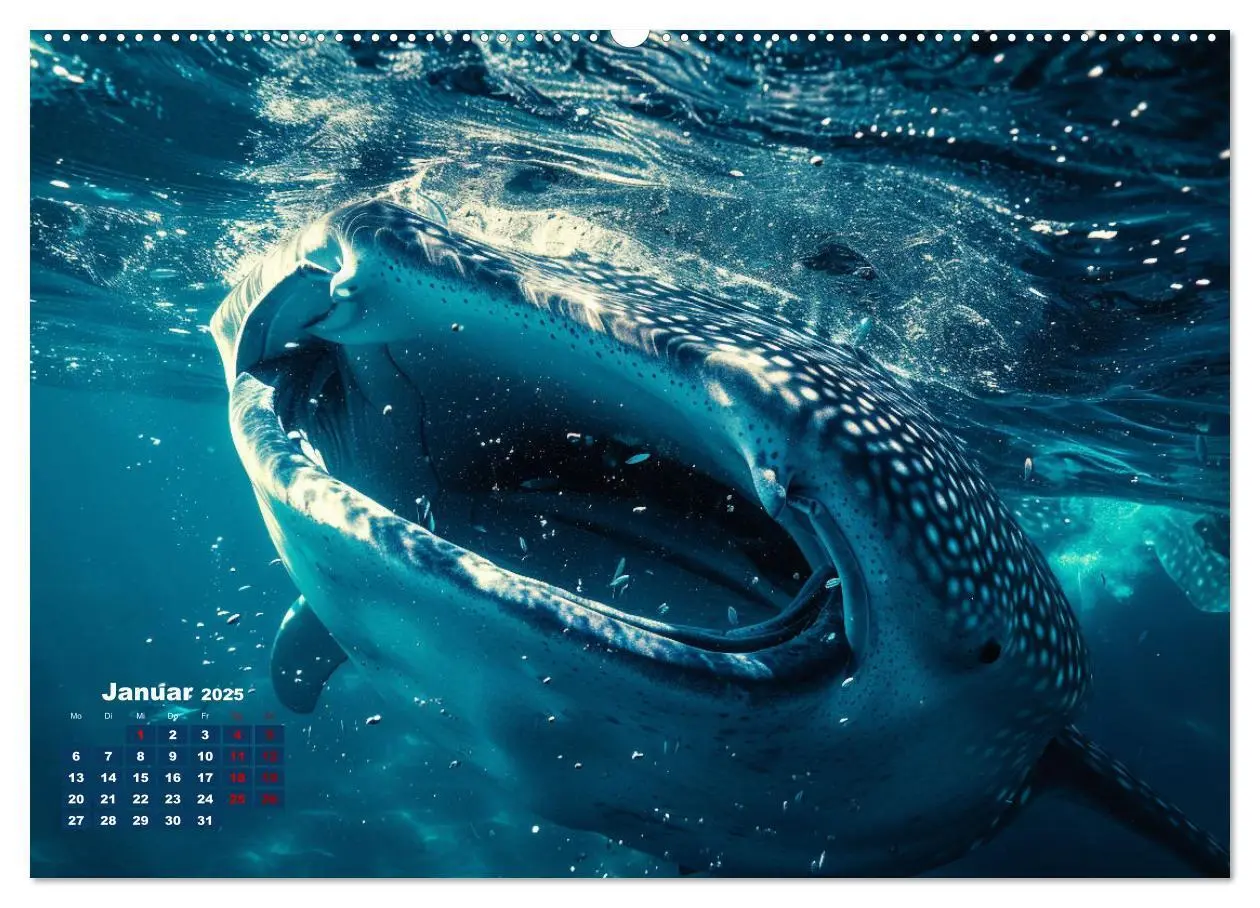 Bild: 9783383804939 | Meeresgrößen (Wandkalender 2025 DIN A2 quer), CALVENDO Monatskalender