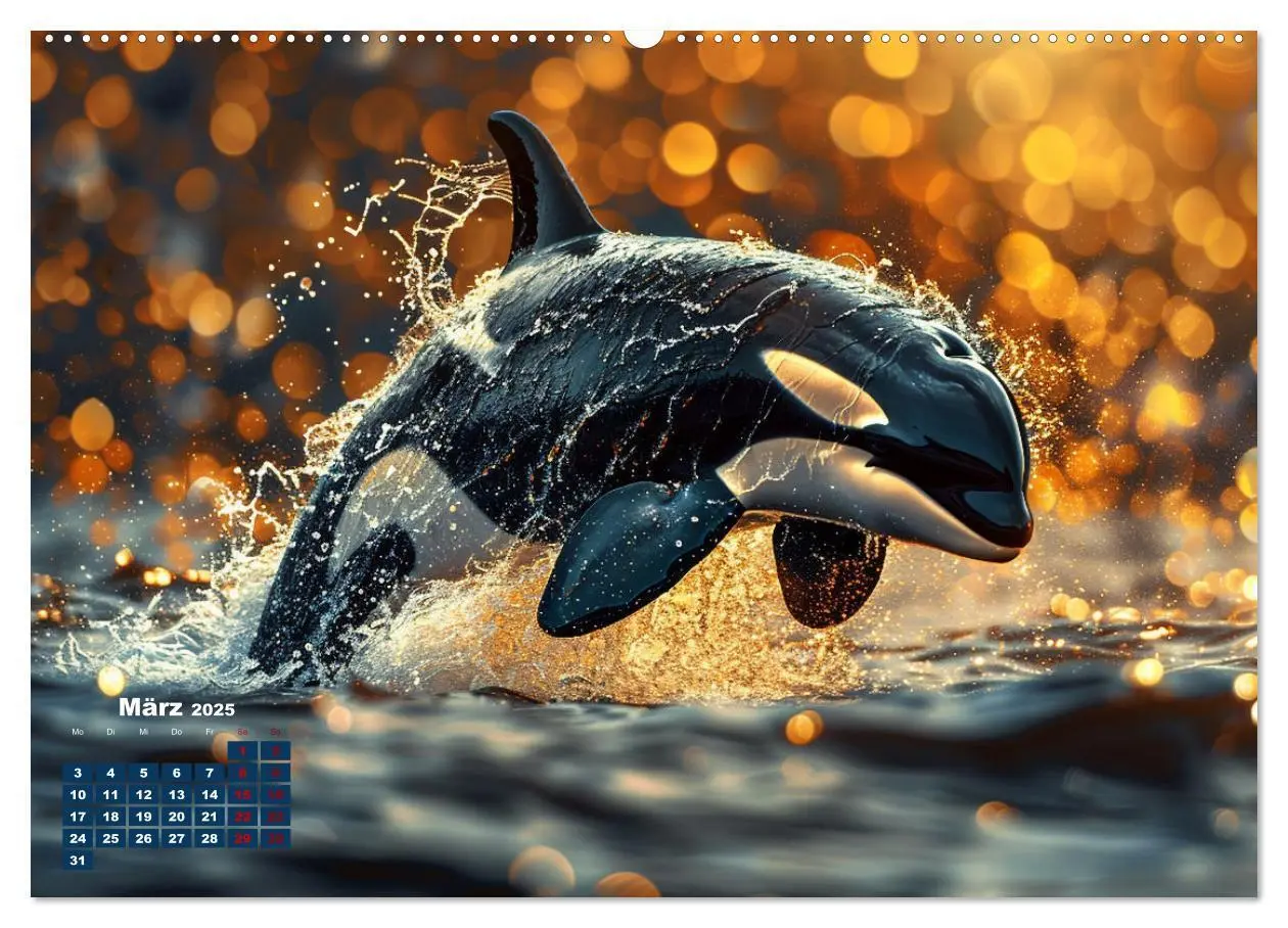 Bild: 9783383804939 | Meeresgrößen (Wandkalender 2025 DIN A2 quer), CALVENDO Monatskalender