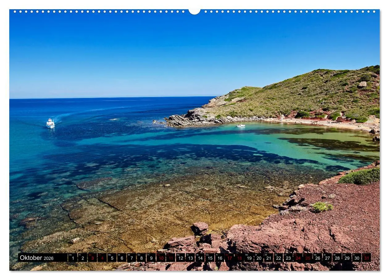 Bild: 9783457844939 | MENORCA - Die sanfte Perle (Wandkalender 2026 DIN A2 quer),...