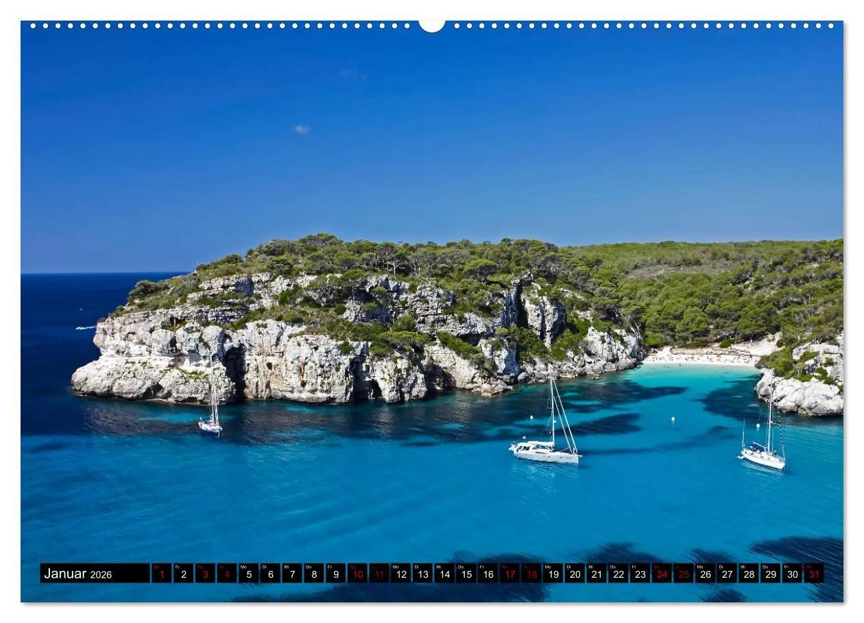 Bild: 9783457844939 | MENORCA - Die sanfte Perle (Wandkalender 2026 DIN A2 quer),...