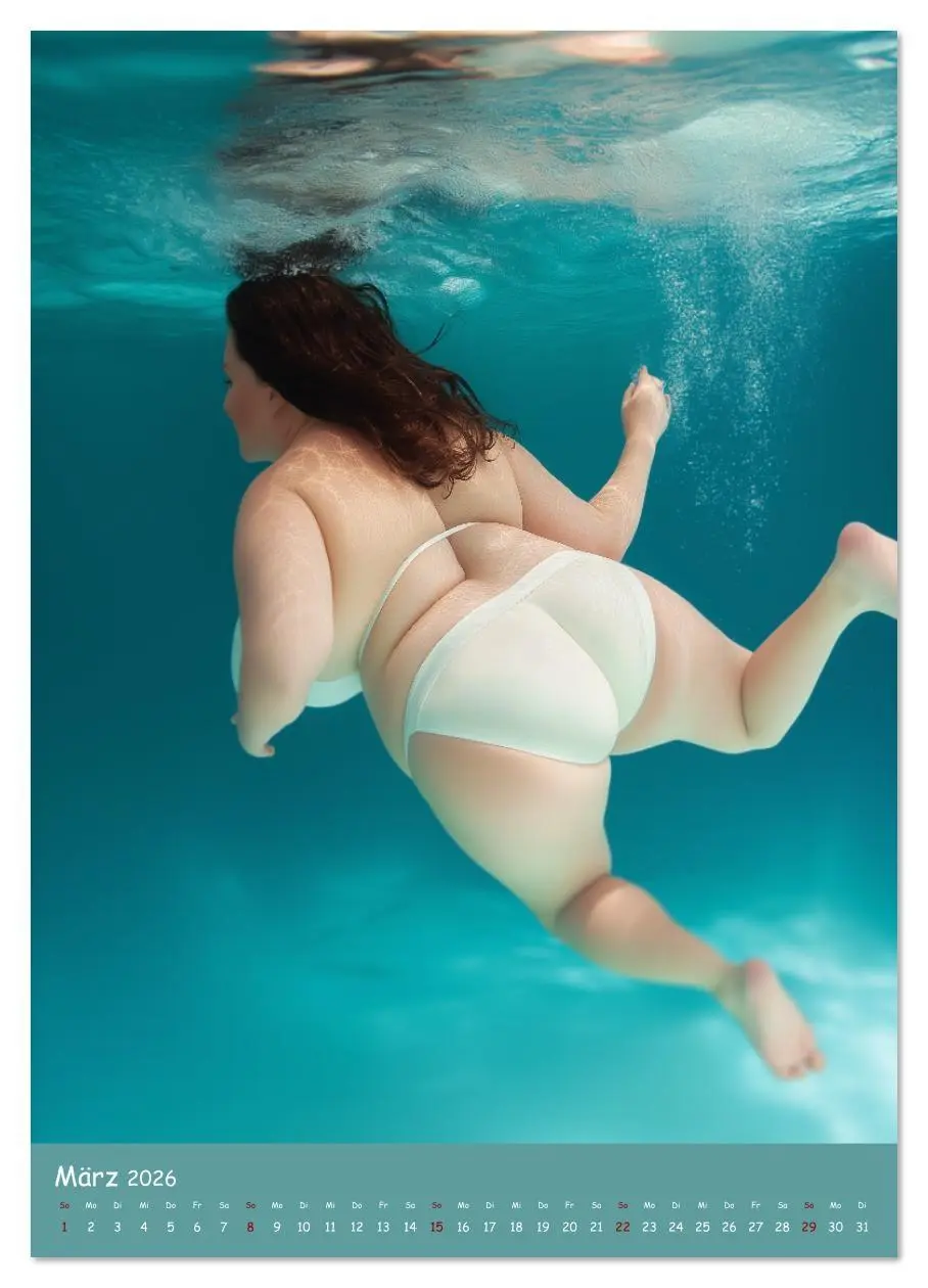 Bild: 9783516244939 | Curvy Pin-up Girls - Verführerische Rundungen am Pool (hochwertiger...