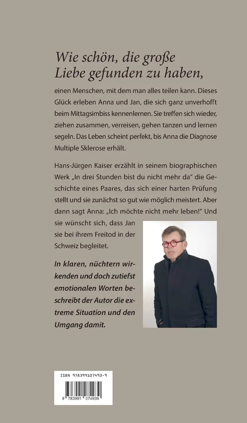 Rückseite: 9783991074939 | In drei Stunden bist du nicht mehr da | Autobiografische Erzählung