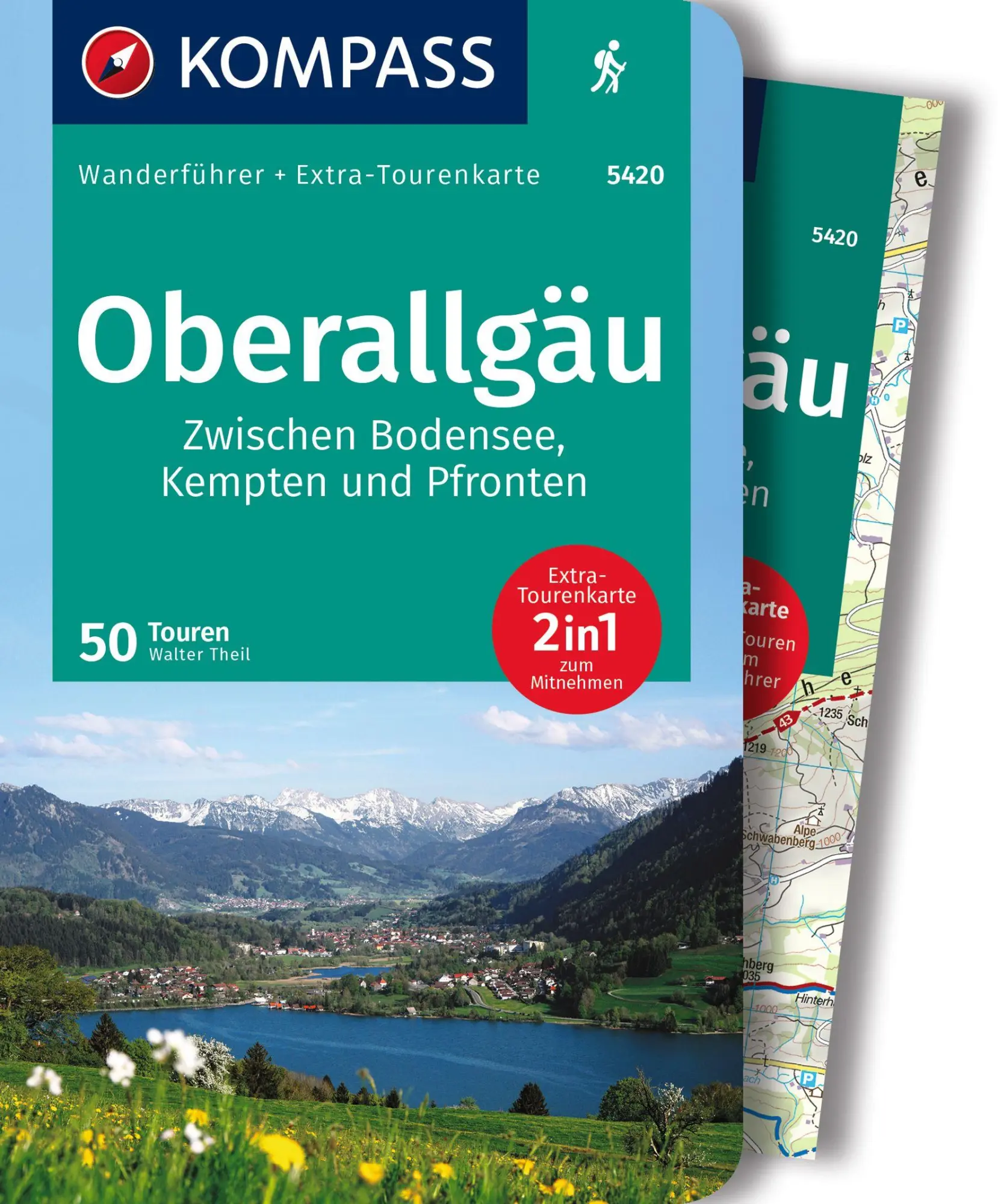 Cover: 9783991214939 | KOMPASS Wanderführer Oberallgäu, 50 Touren zwischen Bodensee,...