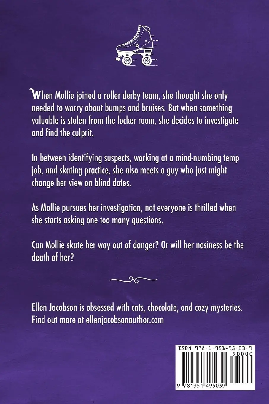 Rückseite: 9781951495039 | Robbery at the Roller Derby | Ellen Jacobson | Taschenbuch | Englisch