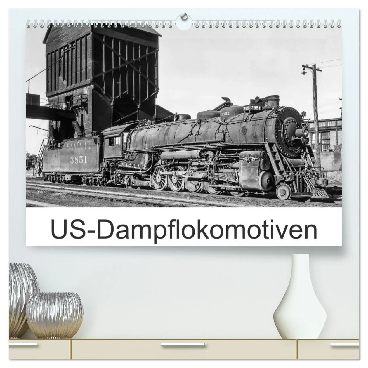 Cover: 9783457735039 | US-Dampflokomotiven (hochwertiger Premium Wandkalender 2026 DIN A2...