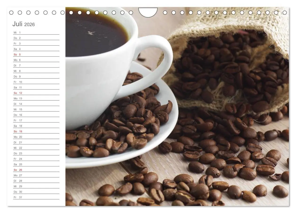 Bild: 9783516205039 | Kaffee-Pause Terminkalender (Wandkalender 2026 DIN A4 quer),...