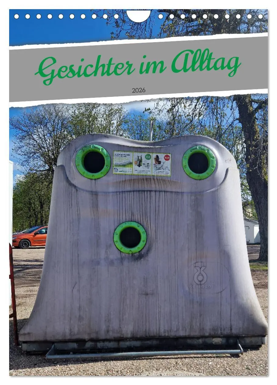 Cover: 9783516375039 | Gesichter im Alltag (Wandkalender 2026 DIN A4 hoch), CALVENDO...