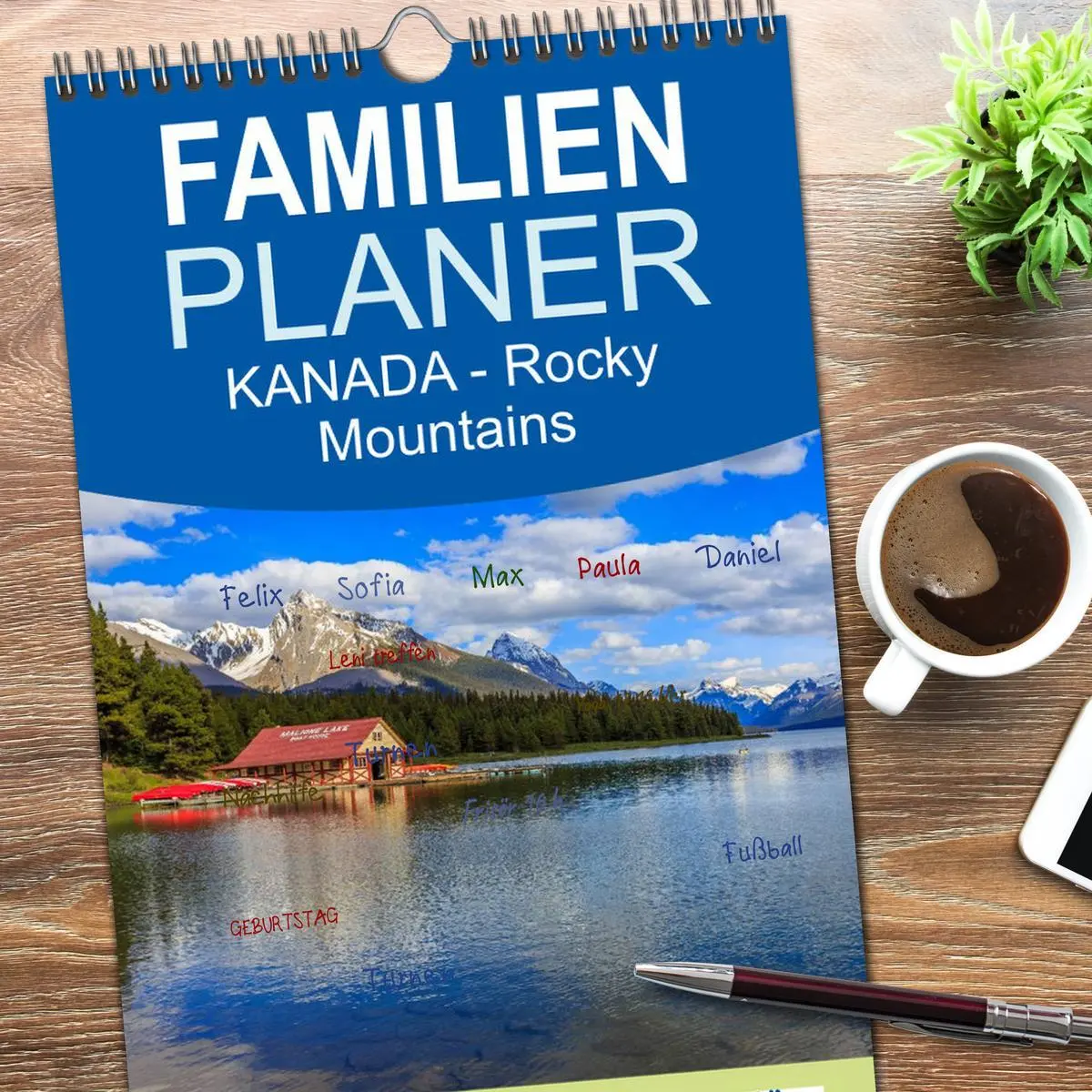 Bild: 9783516515039 | Familienplaner 2026 - KANADA - Rocky Mountains mit 5 Spalten...