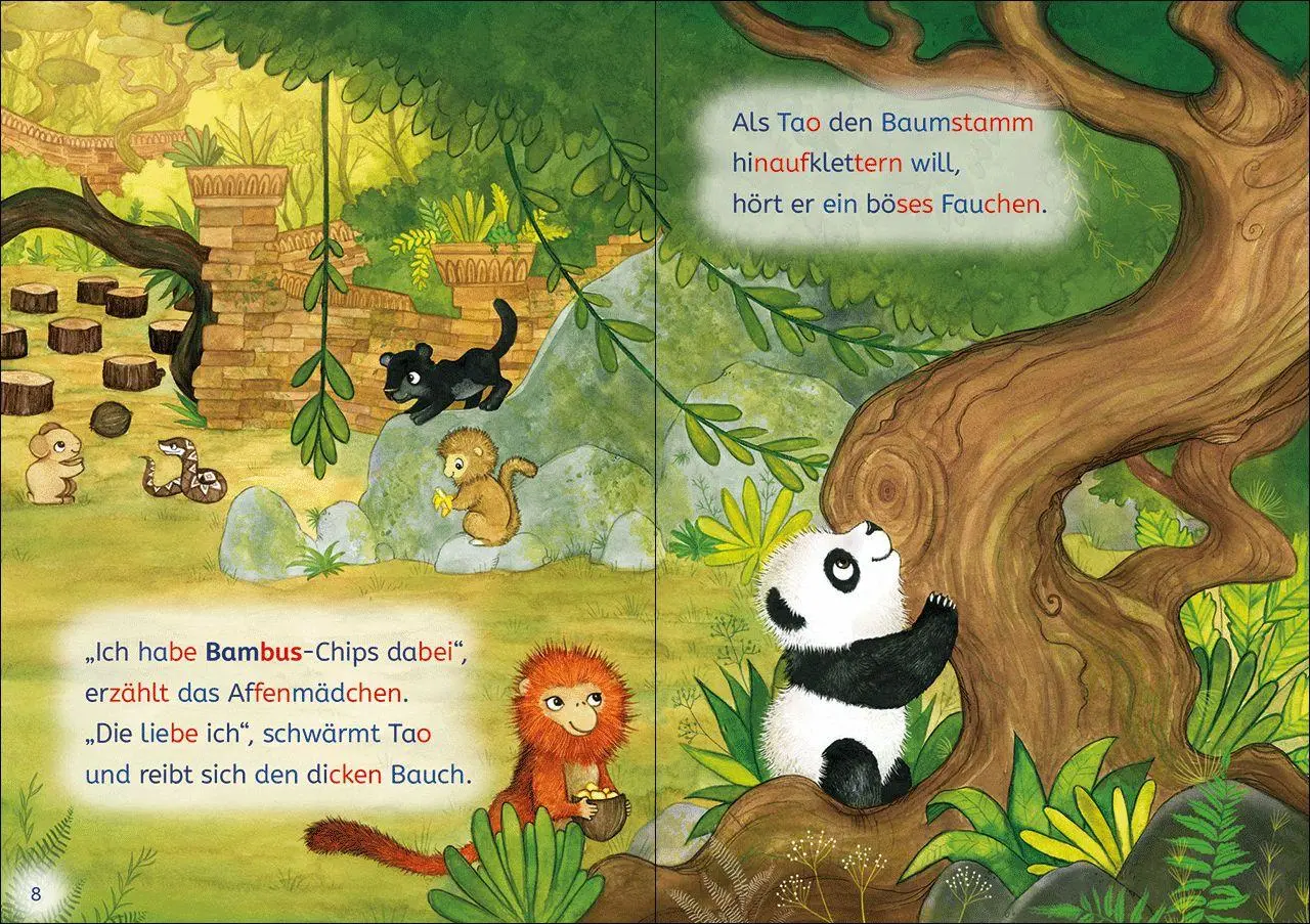 Bild: 9783743225039 | Leselöwen 1. Klasse - Ein Panda in der Dschungelschule | Katja Richert