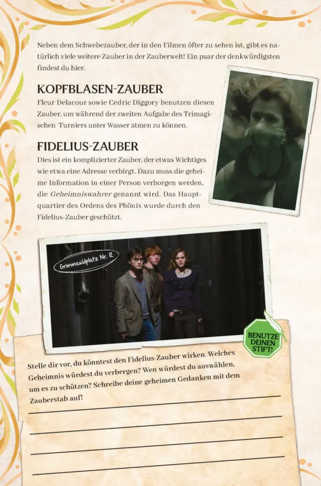 Bild: 9783833245039 | Aus den Filmen zu Harry Potter: Zaubersprüche &amp; Zaubertränke | Spinner