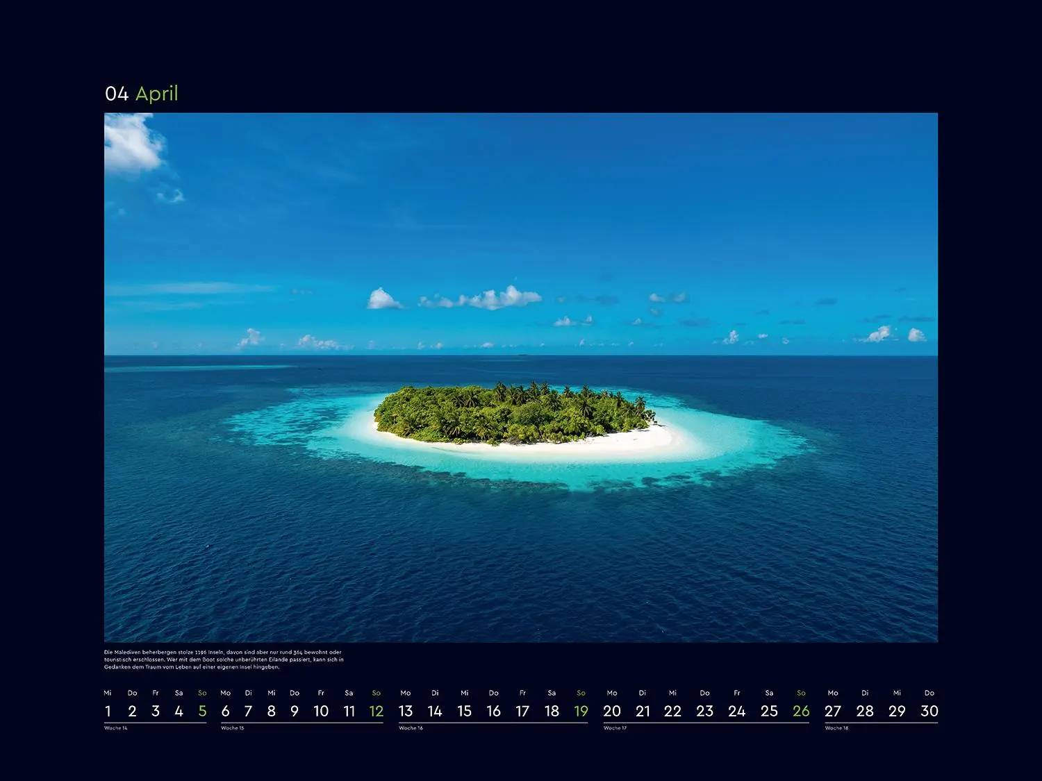 Bild: 9783965915039 | Trauminseln - KUNTH Wandkalender 2026 | Kalender | 14 S. | Deutsch