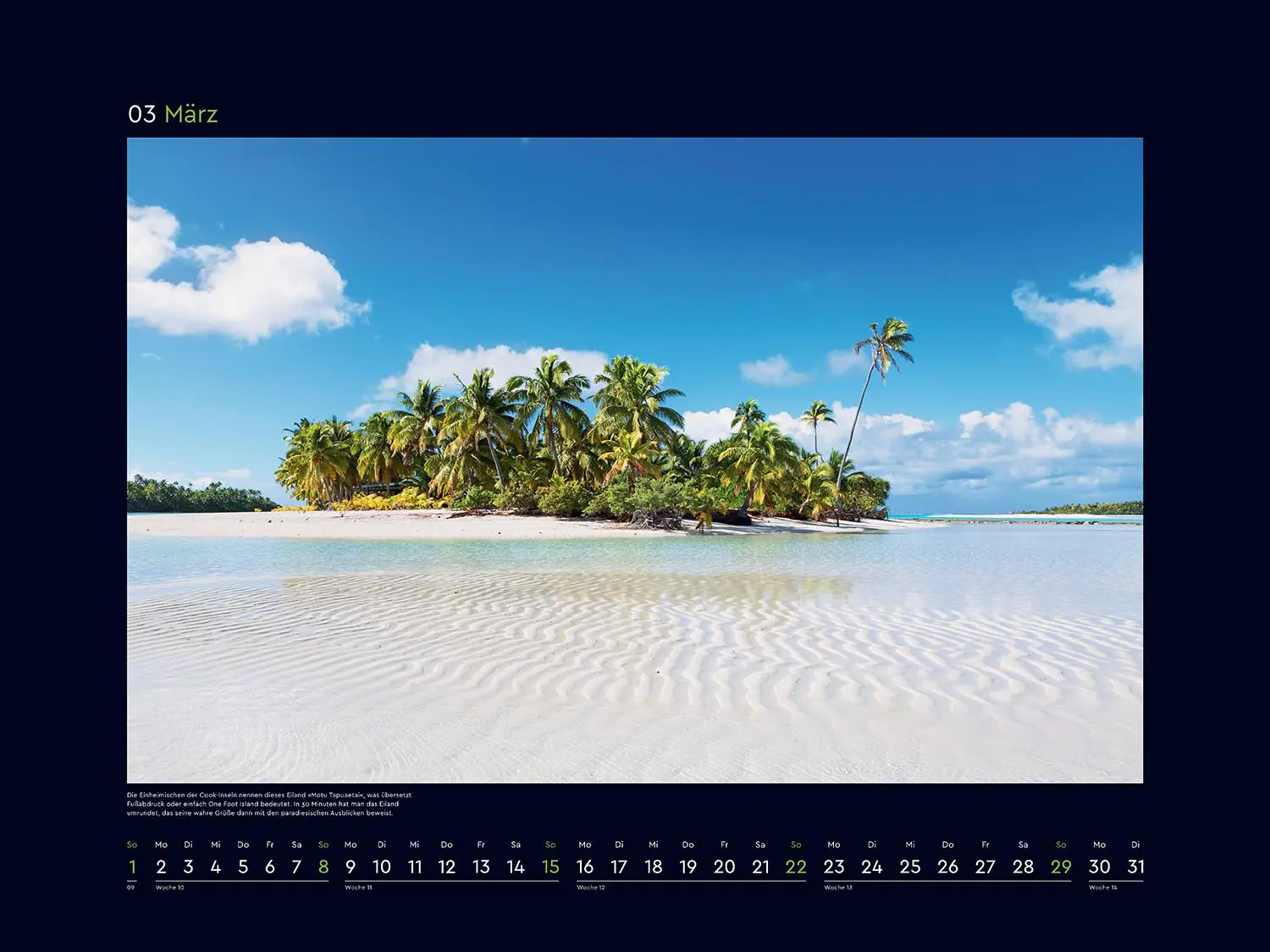 Bild: 9783965915039 | Trauminseln - KUNTH Wandkalender 2026 | Kalender | 14 S. | Deutsch