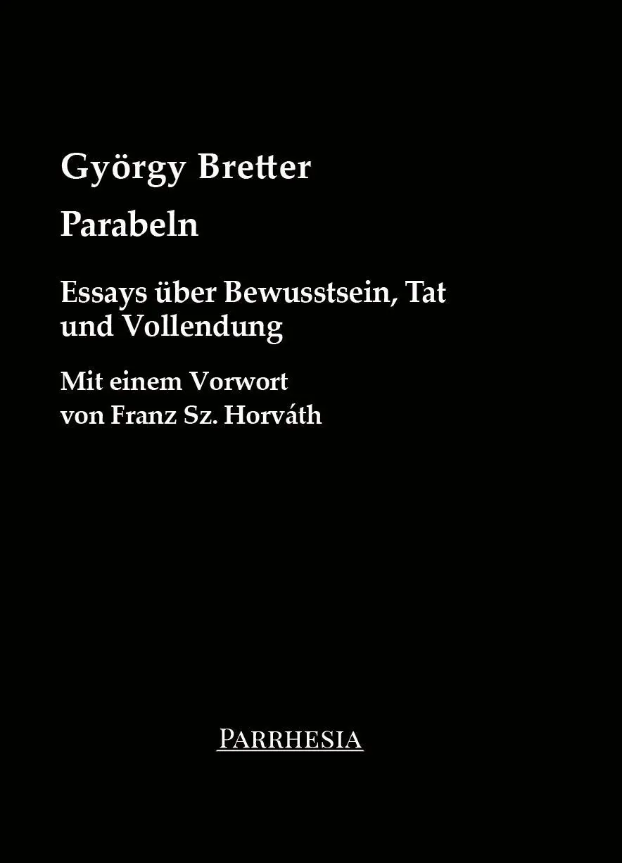 Cover: 9783987315039 | Parabeln | Bretter György | Taschenbuch | 168 S. | Deutsch | 2024
