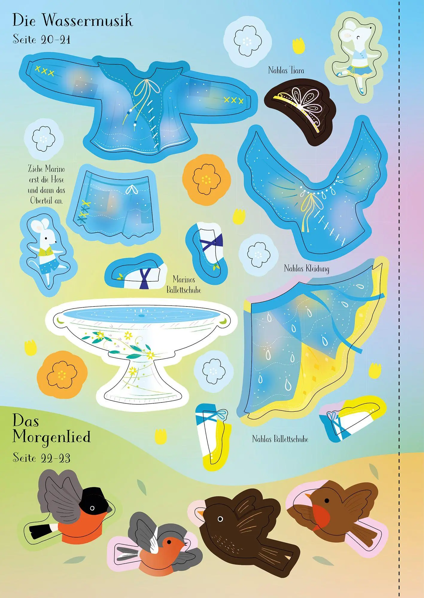 Bild: 9781035705139 | Mein erstes Anziehpuppen-Stickerbuch: Flora, die kleine Feen-Ballerina