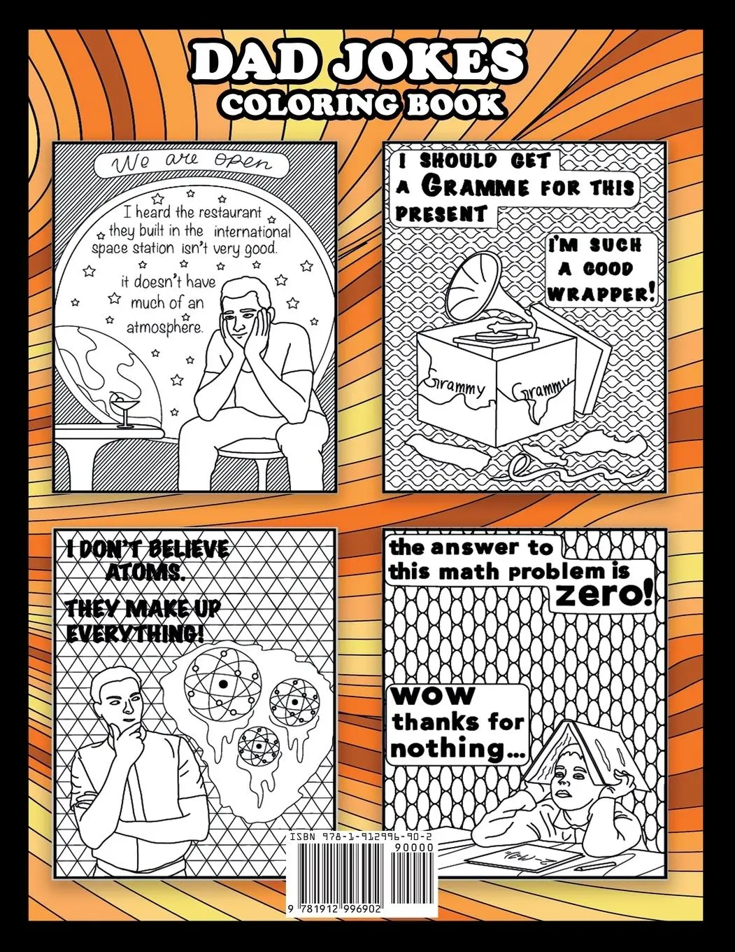 Rückseite: 9781913485139 | Dad Jokes Coloring Book | Adult Coloring Book for Dads | Steinz | Buch
