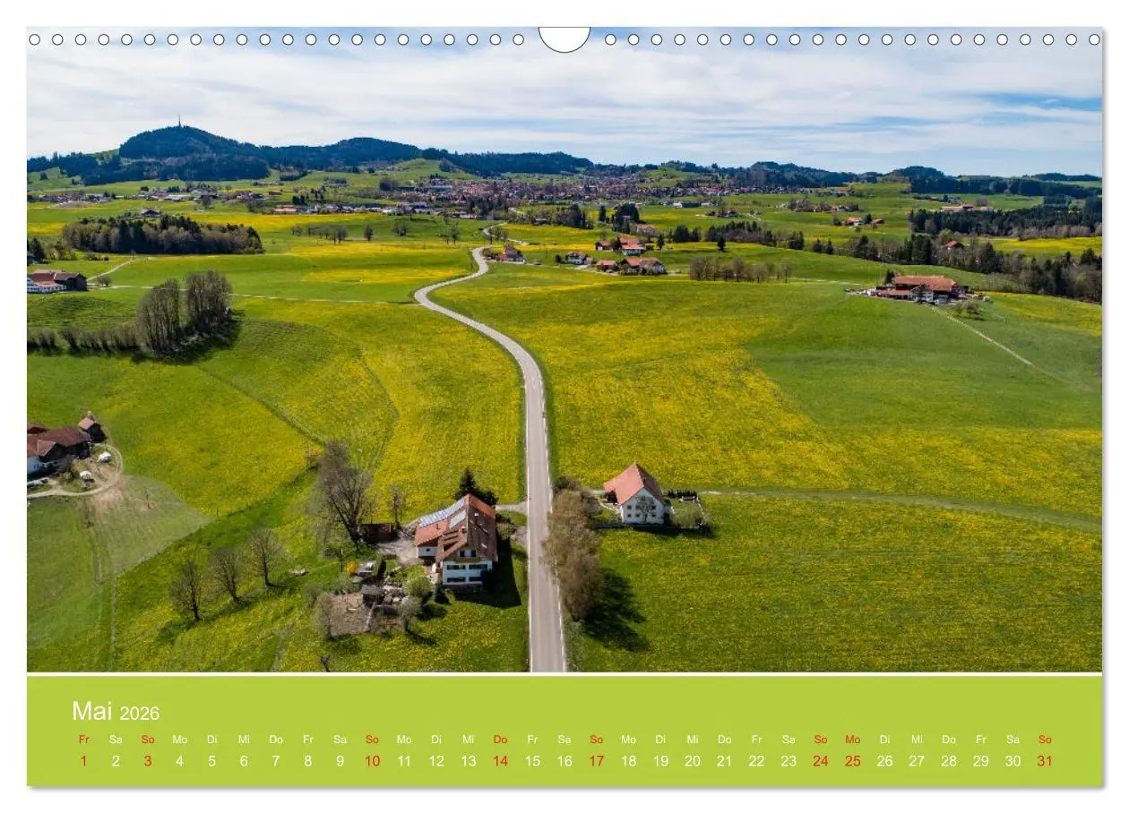 Bild: 9783457275139 | Wo das Allgäu am schönsten ist (Wandkalender 2026 DIN A3 quer),...