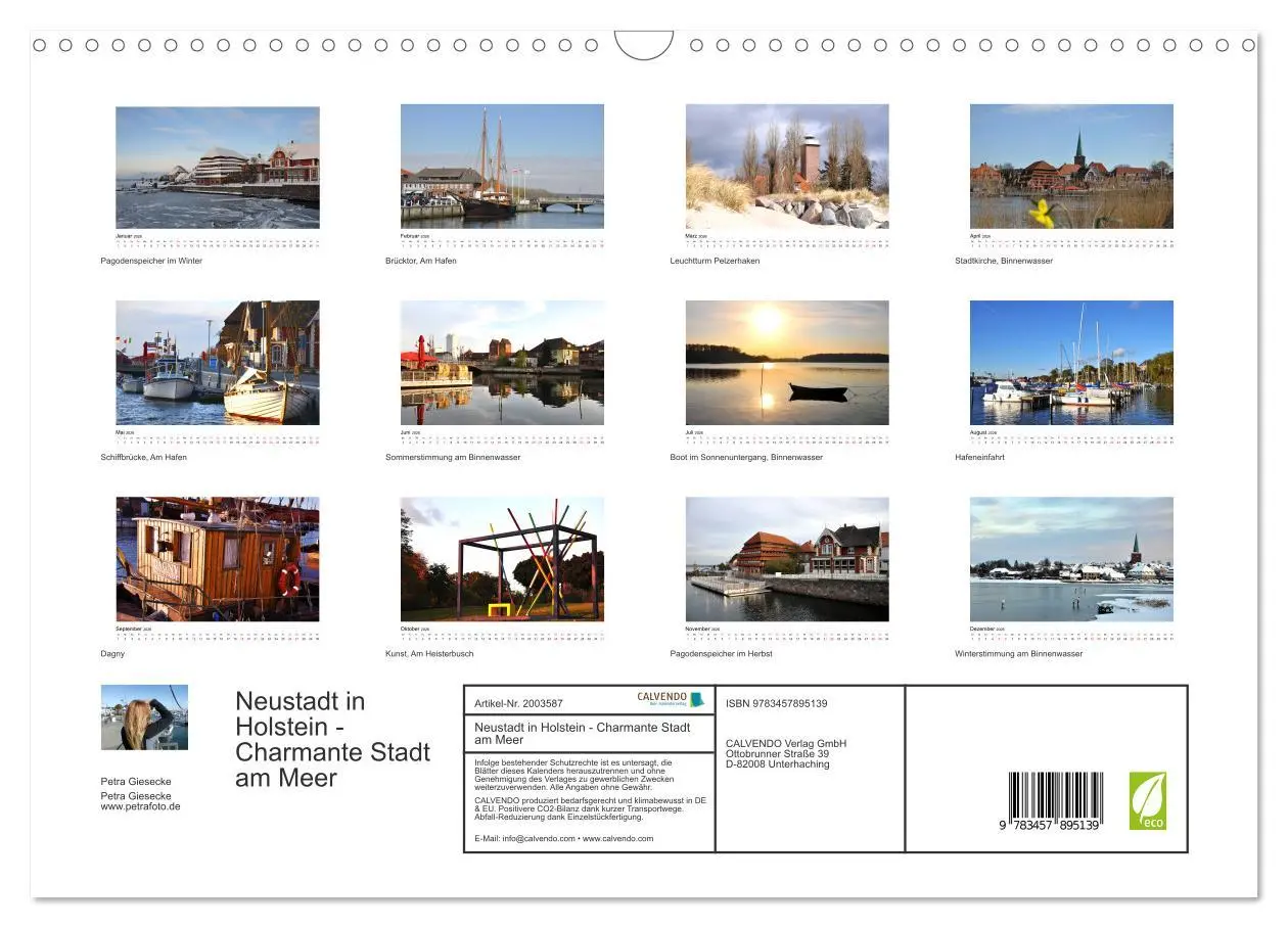 Bild: 9783457895139 | Neustadt in Holstein - Charmante Stadt am Meer (Wandkalender 2026...