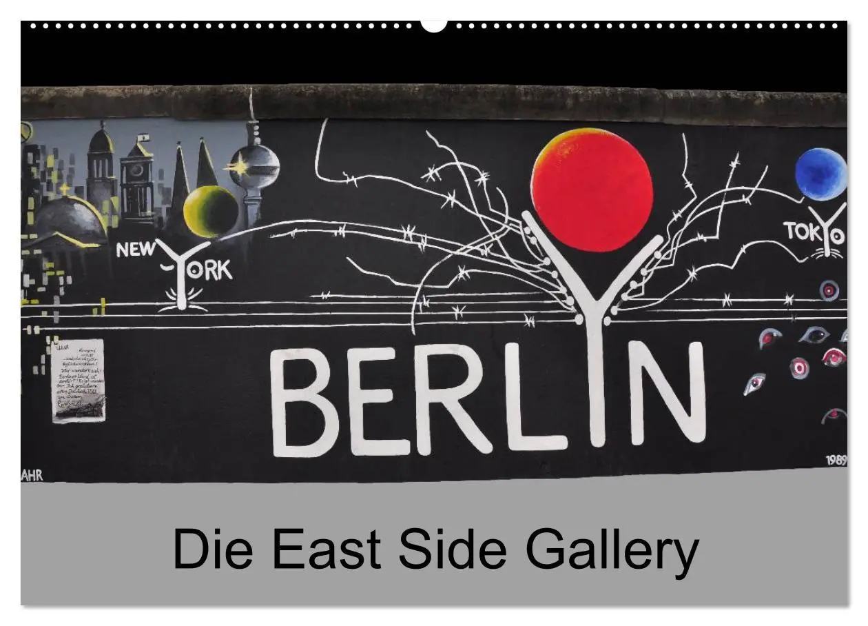 Cover: 9783516055139 | Berlin - Die East Side Gallery (Wandkalender 2026 DIN A2 quer),...