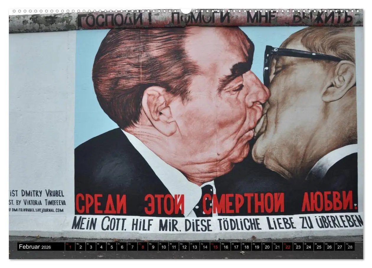 Bild: 9783516055139 | Berlin - Die East Side Gallery (Wandkalender 2026 DIN A2 quer),...