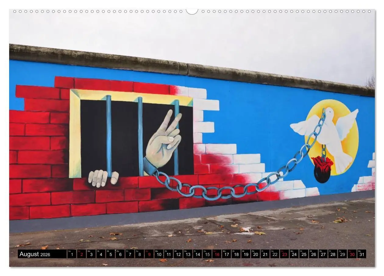 Bild: 9783516055139 | Berlin - Die East Side Gallery (Wandkalender 2026 DIN A2 quer),...