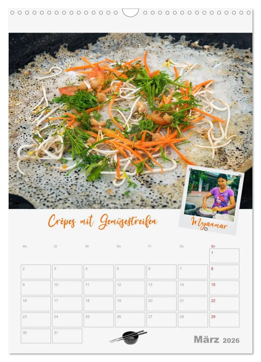 Bild: 9783516365139 | ASIA STREET FOOD - Der Küchenplaner (Wandkalender 2026 DIN A3...