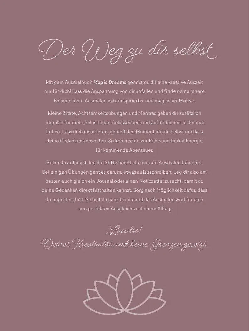 Bild: 9783625195139 | Magic Dreams Ausmalen &amp; loslassen | Svenja Dieken | Taschenbuch | 2024
