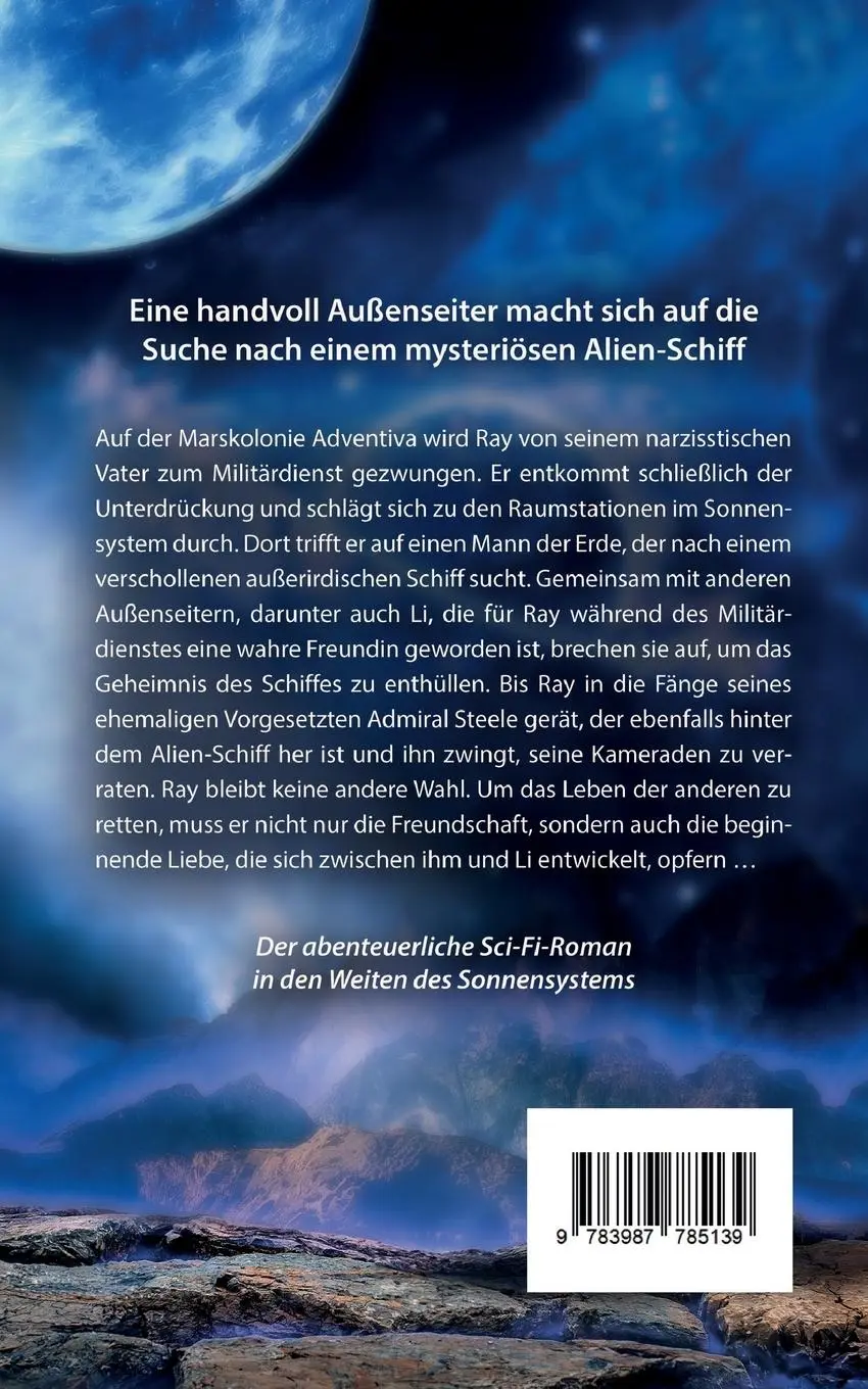 Rückseite: 9783987785139 | Solar System: Lost | Hard Science Fiction | Sylvia Kaml | Taschenbuch