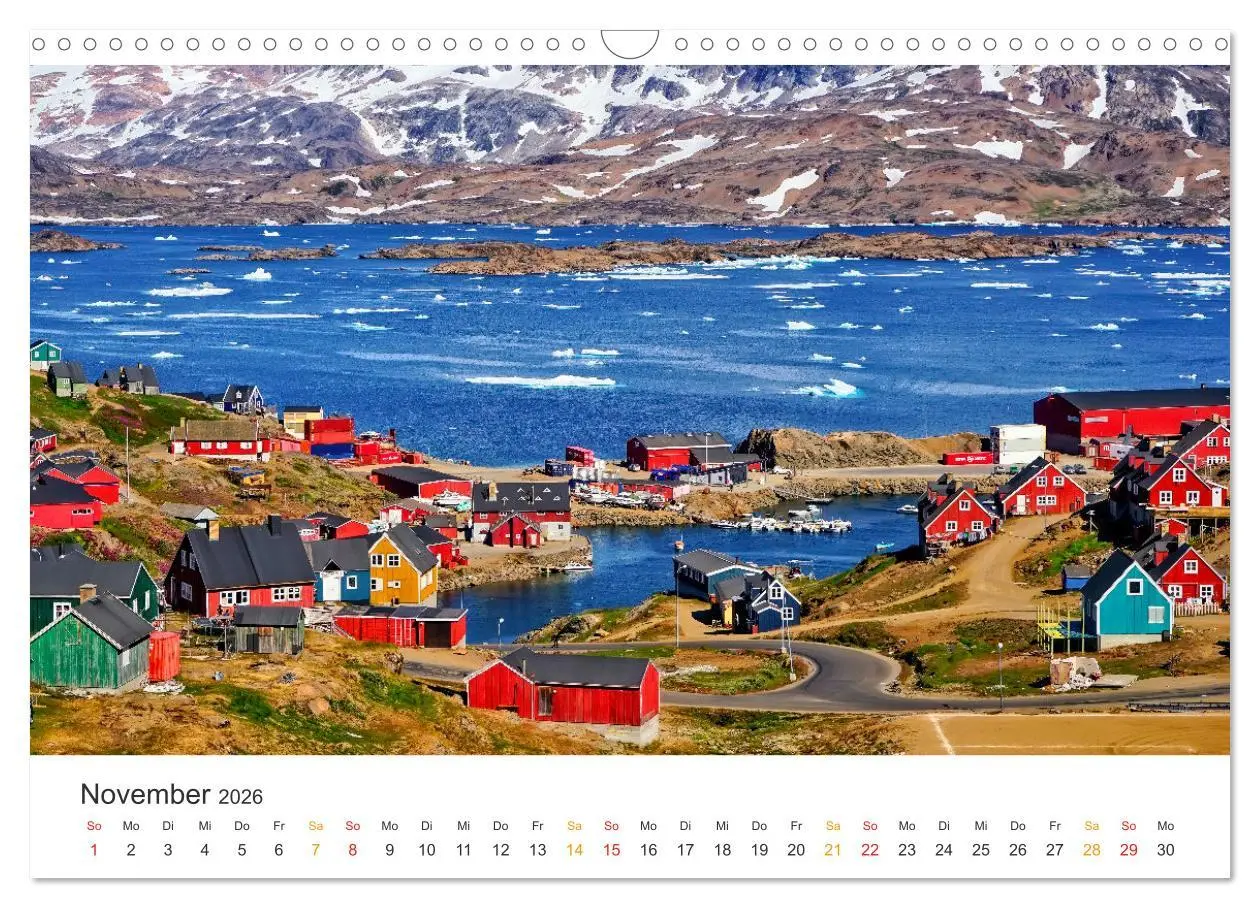 Bild: 9783457265239 | Grönland - Arktische Träume (Wandkalender 2026 DIN A3 quer),...