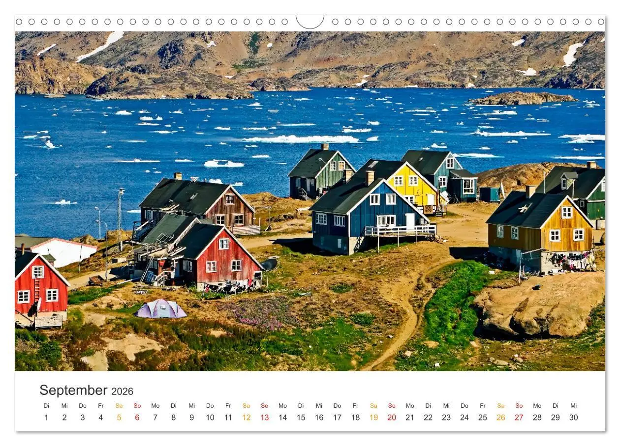 Bild: 9783457265239 | Grönland - Arktische Träume (Wandkalender 2026 DIN A3 quer),...